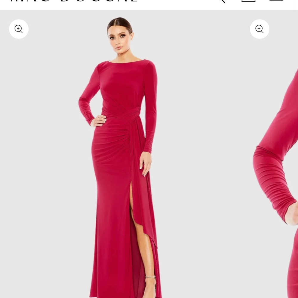NWT Elegant Red Evening Gown